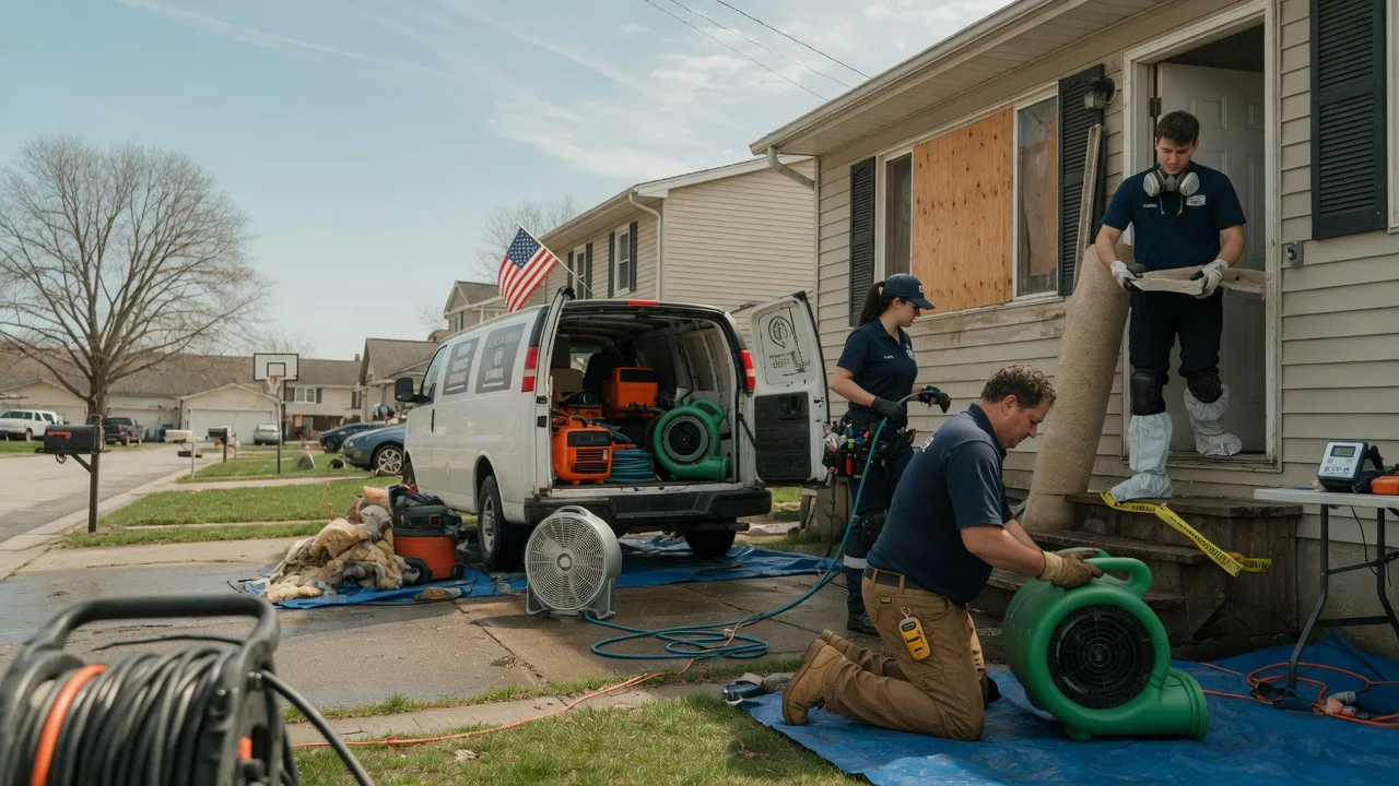 Water Damage Restoration in Sharples, WV near me